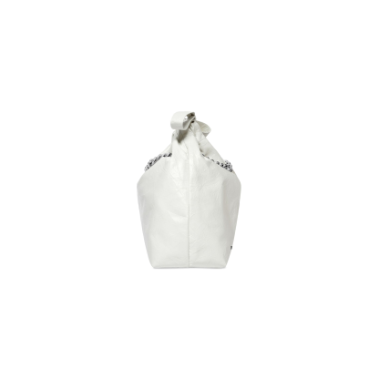 WOMEN'S CRUSH SMALL TOTE BAG IN OPTIC WHITE